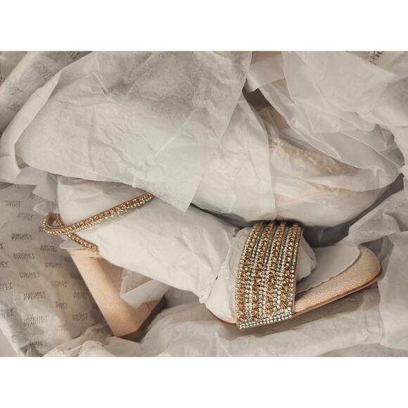 BADGLEY MISCHKA Becca Strappy Block Heel‎ Sandal sz. 8 NEW | MSRP $235 - Picture 5 of 13